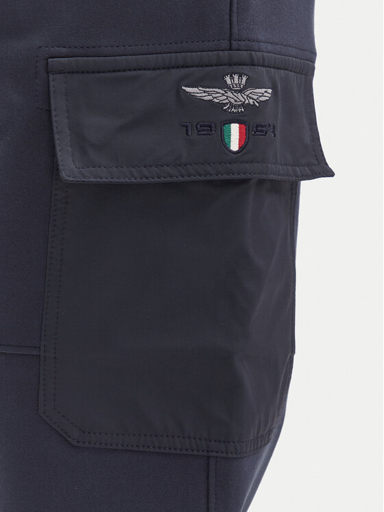 Aeronautica Militare Aeronautica Militare Jogger kelnės 251PF964F559 Tamsiai mėlyna Regular Fit