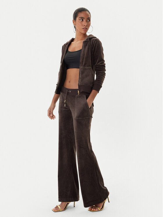 Juicy Couture Juicy Couture Jogginghose Layla JCSEBJ001G Braun Regular Fit