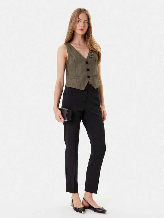 Marella Marella Ülikonna vest Cantico 2523156031 Khakivärviline Slim Fit
