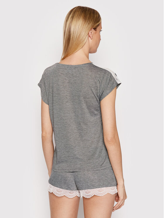Etam Etam Spavaćiće Warm Day 6524553 Siva Regular Fit