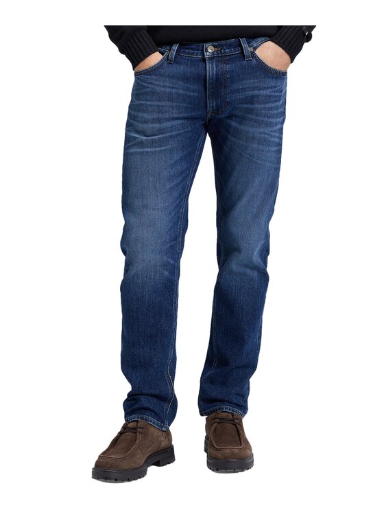 Lee Lee Jeansy 112387467 Niebieski Regular Fit
