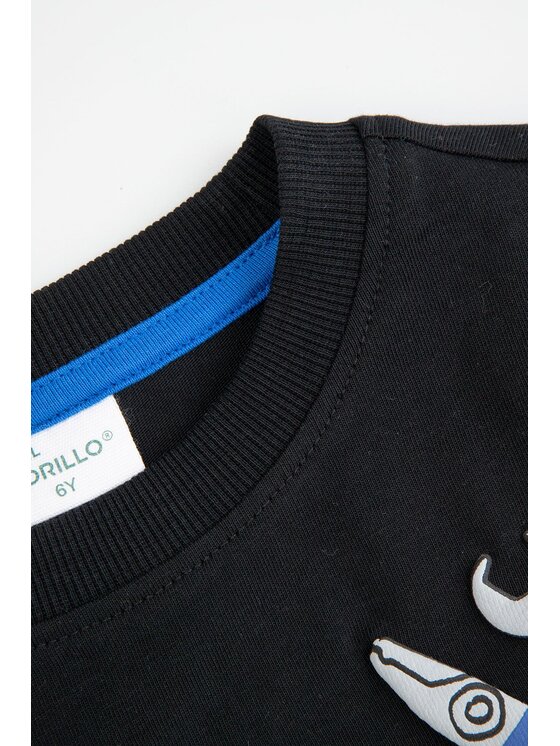 Coccodrillo Coccodrillo T-Shirt ZC5143102CBK-021 Černá Regular Fit