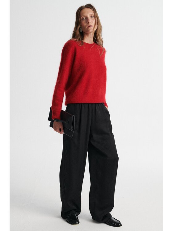 MARI PRETI MARI PRETI Sweter CARMEN Czerwony Loose Fit