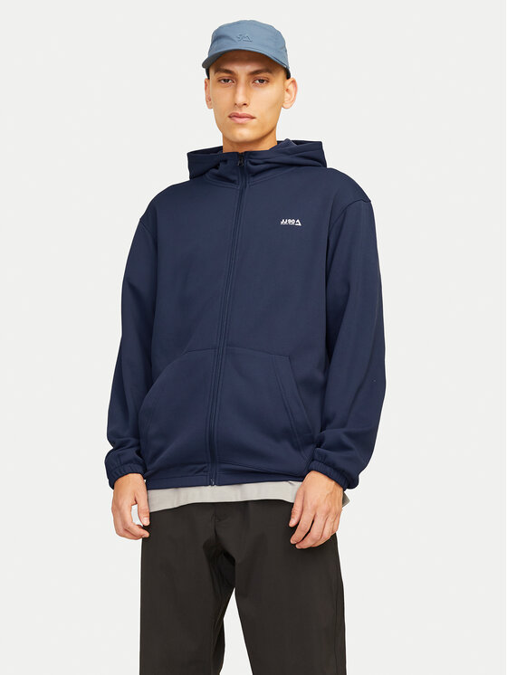 Jack&Jones Jack&Jones Pulóver Basic 12261373 Sötétkék Regular Fit