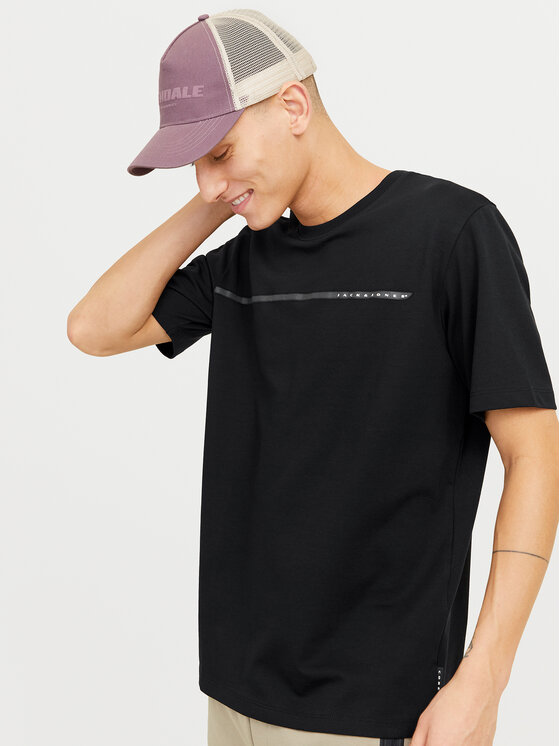 Jack & Jones Jack & Jones Póló Fusion 12273120 Fekete Regular Fit