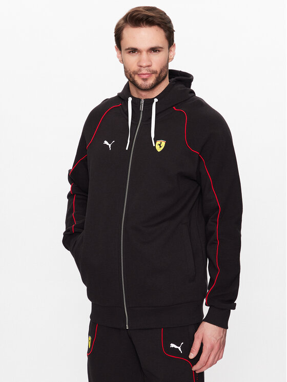 Puma Puma Bluza Ferrari Race 538164 Czarny Regular Fit