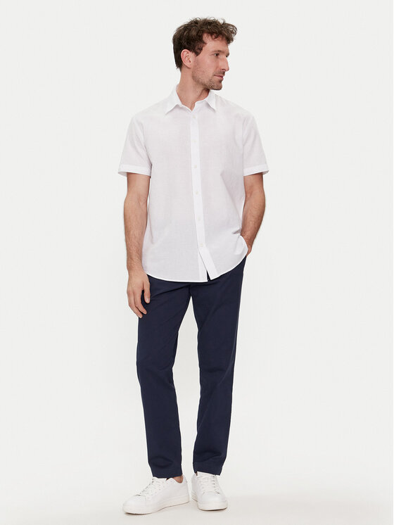 Selected Homme Selected Homme Koszula 16092495 Biały Regular Fit