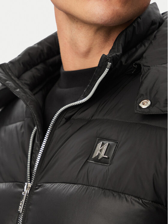 KARL LAGERFELD KARL LAGERFELD Winterjacke 505023 563590 Schwarz Regular Fit