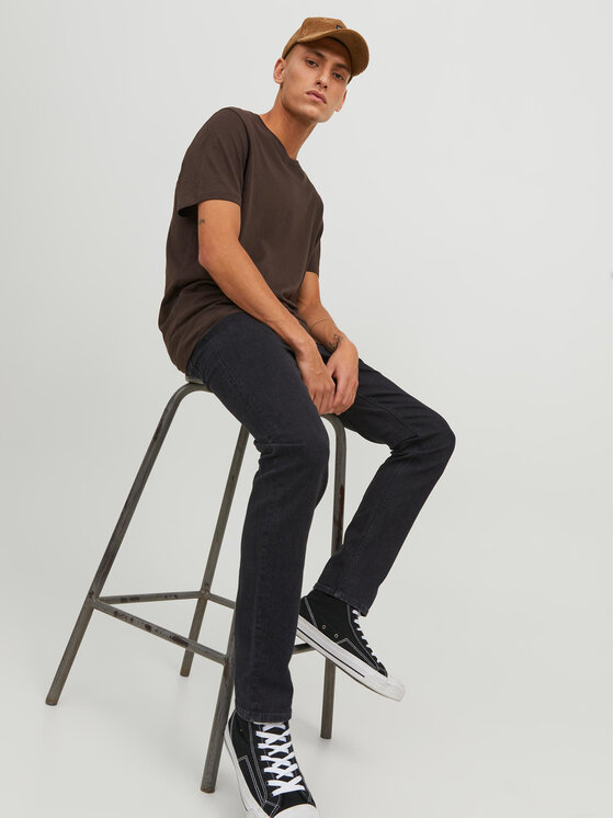 Jack&Jones Jack&Jones Jeansy 12246949 Czarny Slim Fit