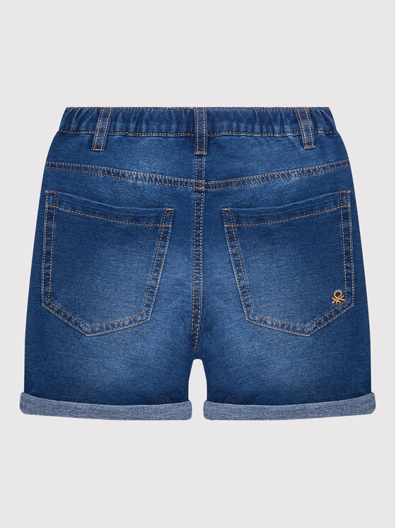 United Colors Of Benetton United Colors Of Benetton Jeans kratke hlače 4BAYC900L Mornarsko modra Regular Fit