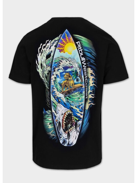 PITBULL PITBULL T-Shirt Camino Czarny Regular Fit