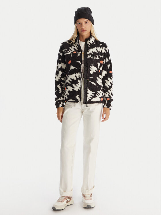 Roxy Roxy Полар Alabama Full Zip ERJFT04970 Черен Regular Fit