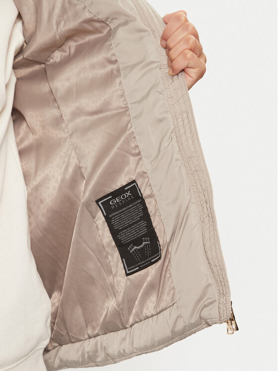 Geox Geox Daunenjacke Calithe W4626T T3122 F5025 Beige Regular Fit
