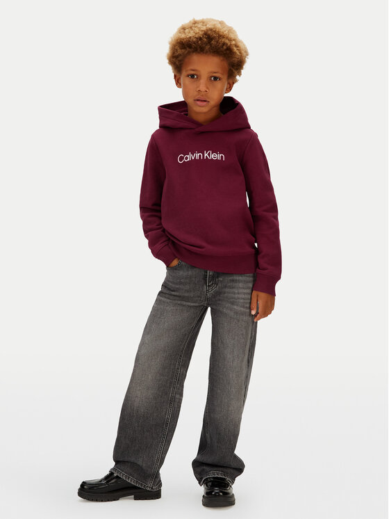 Calvin Klein Jeans Calvin Klein Jeans Mikina IU0IU00679 Fialová Regular Fit