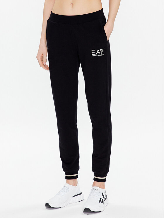 EA7 Emporio Armani Долнище анцуг 8NTP67 TJCQZ 0200 Черен Regular Fit