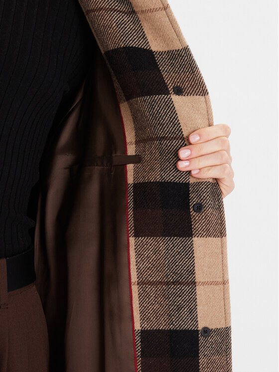Tommy Hilfiger Tommy Hilfiger Вовняне пальто WW0WW46870 Бежевий Relaxed Fit