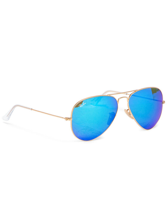 Okulary przeciwsłoneczne Ray-Ban, Złote, Aviator Large Metal 0RB3025 112/17