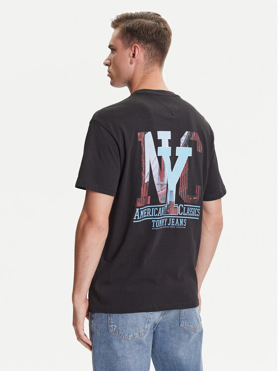 Tommy Jeans Tommy Jeans T-Shirt Novelty DM0DM21831 Szary Relaxed Fit
