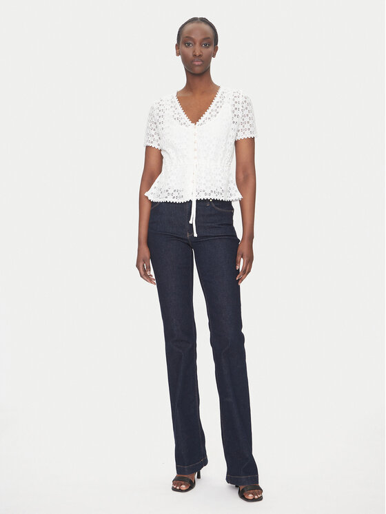 Morgan Morgan Μπλουζάκι 231-DATE Λευκό Slim Fit
