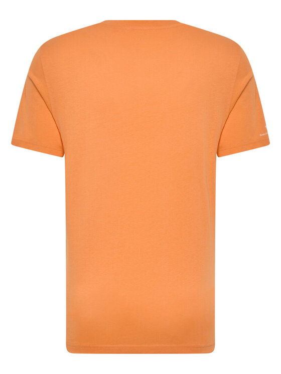 Mustang Mustang T-Shirt AUSTIN Pomarańczowy Regular Fit