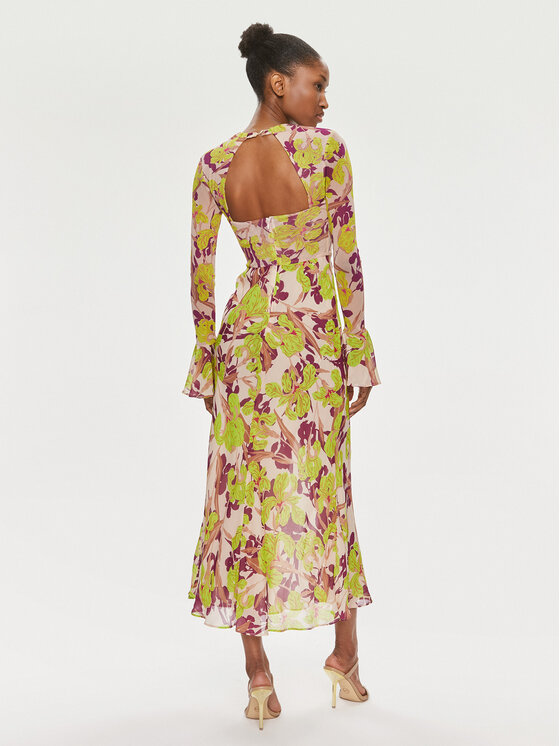 PINKO Pinko Koktélruha 101834 A154 Zöld Regular Fit