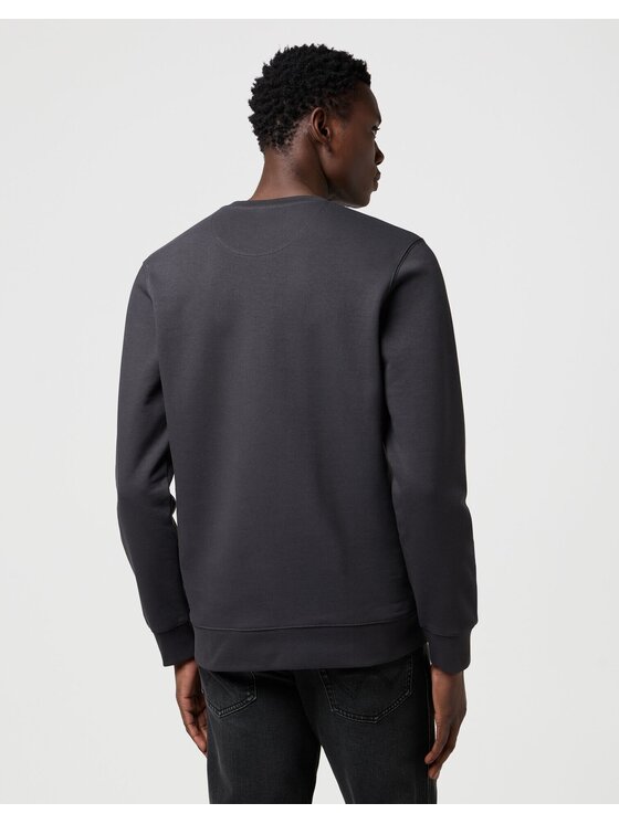 Wrangler Wrangler Bluzka AMERICANA CREW Czarny Regular Fit