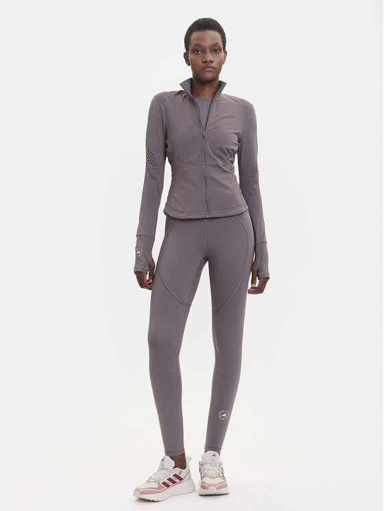 adidas by Stella McCartney adidas by Stella McCartney Tehnička majica Training Midlayer JW4553 Siva Slim Fit