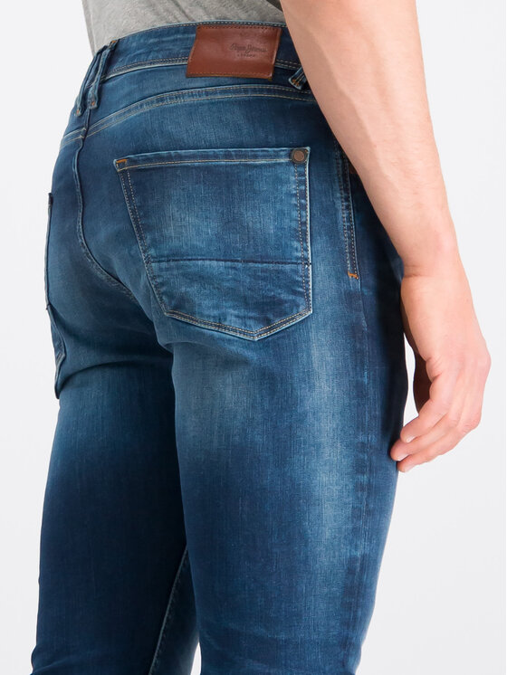 Pepe Jeans Pepe Jeans Skinny Fit džíny Finsbury PM200338 Tmavomodrá Skinny Fit