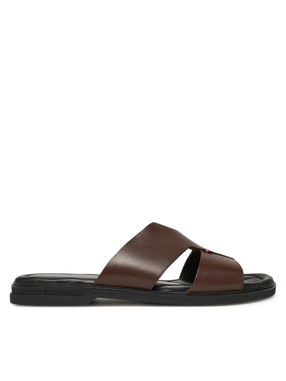 Tommy Hilfiger Tommy Hilfiger Pantoletten Premium Slipon Lh Sand FM0FM05357 Braun