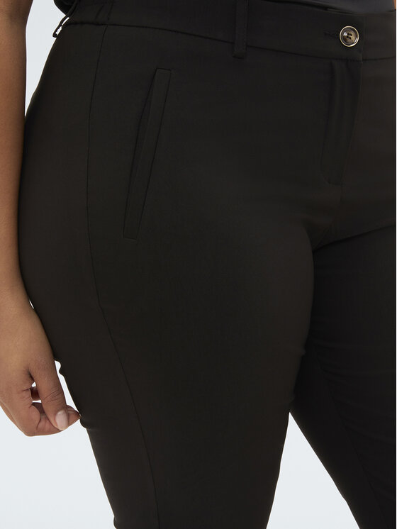 Fiorella Rubino Fiorella Rubino Pantaloni di tessuto P031L102412N033 Nero Regular Fit