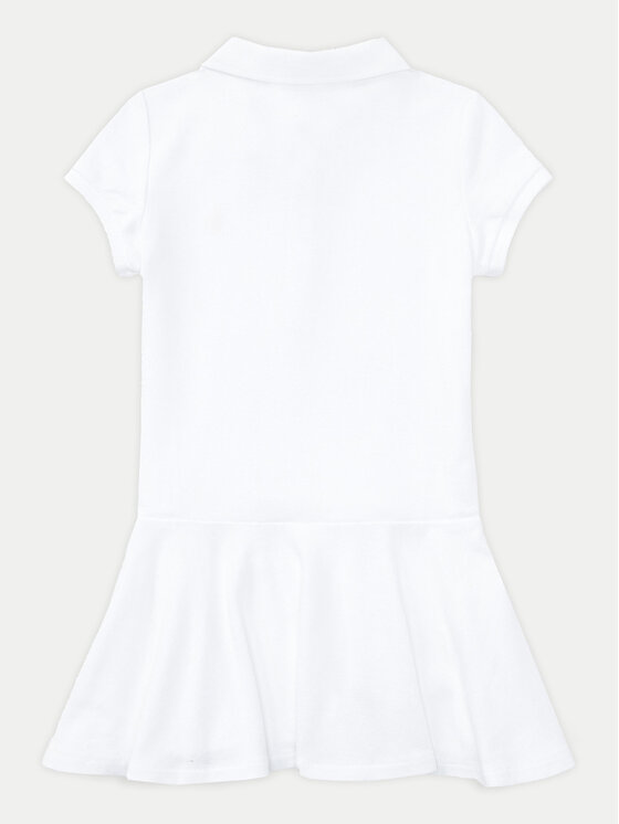 Polo Ralph Lauren Polo Ralph Lauren Vsakodnevna obleka 313624740003 Bela Regular Fit