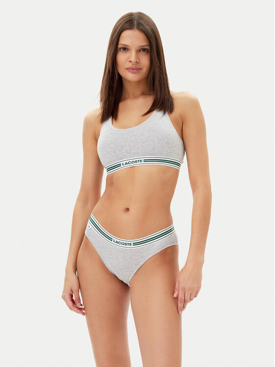 Lacoste Lacoste Krūšturis-tops IF8179 Pelēks