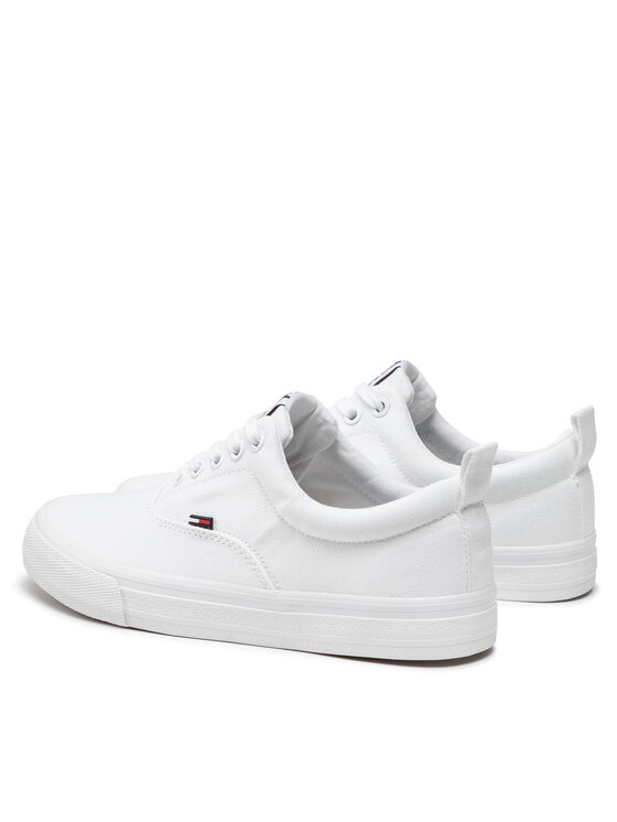 Tommy Jeans Tommy Jeans Tenisky Classic Tommy Jeans Sneaker EN0EN00986 Biela