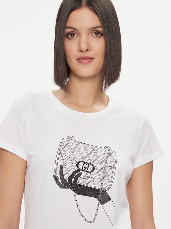 Liu Jo Liu Jo T-shirt WA4034 JS923 Bianco Regular Fit