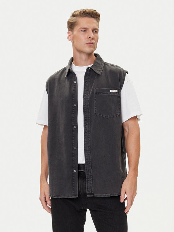 Calvin Klein Jeans Calvin Klein Jeans Елек LV04RC733G Черен Regular Fit