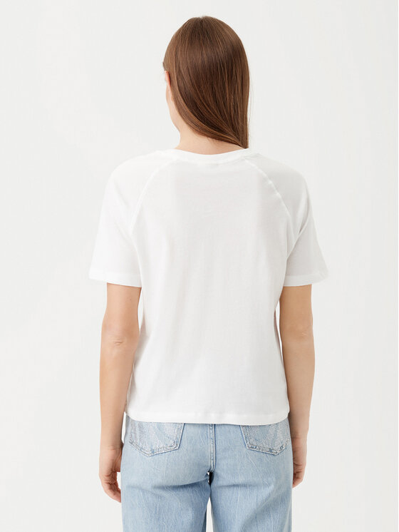 JDY JDY T-särk Nina 15342612 Valge Loose Fit
