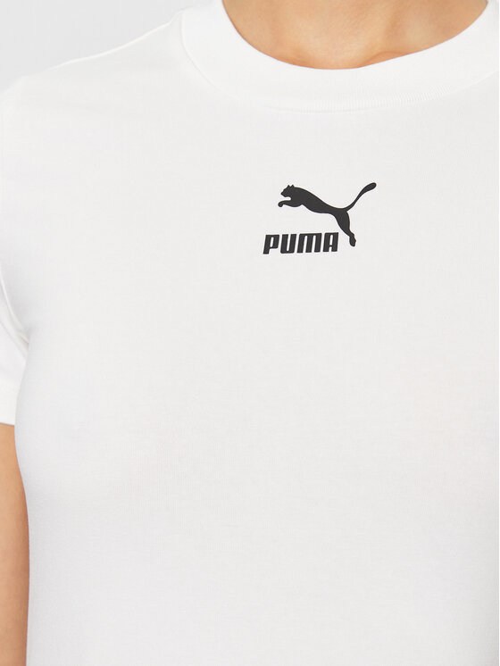 Puma Puma T-shirt Classics 535610 Bianco Tight Fit