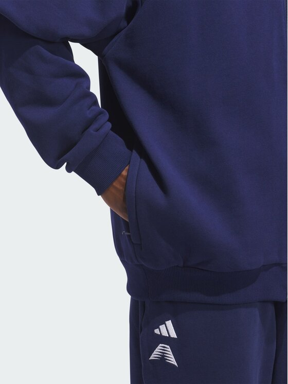 adidas adidas Bluza techniczna 159371 Niebieski jasny Loose Fit
