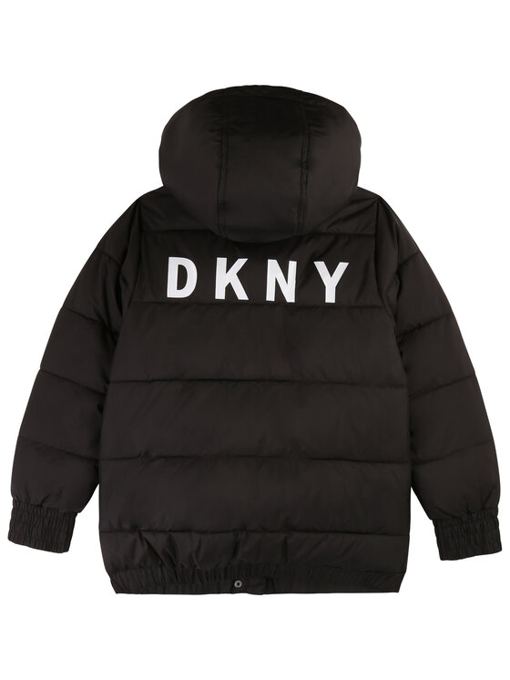 DKNY DKNY Vatovaná bunda D36607 Černá Regular Fit