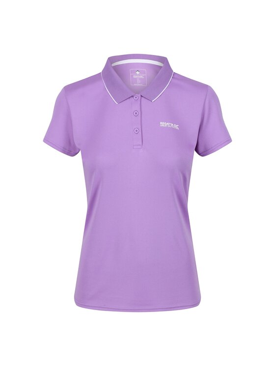 Regatta Regatta Polo Maverick V Fioletowy Performance Fit