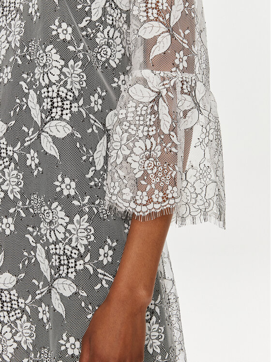 Bruuns Bazaar Bruuns Bazaar Sukienka koktajlowa Majah BBW3837 Écru Regular Fit