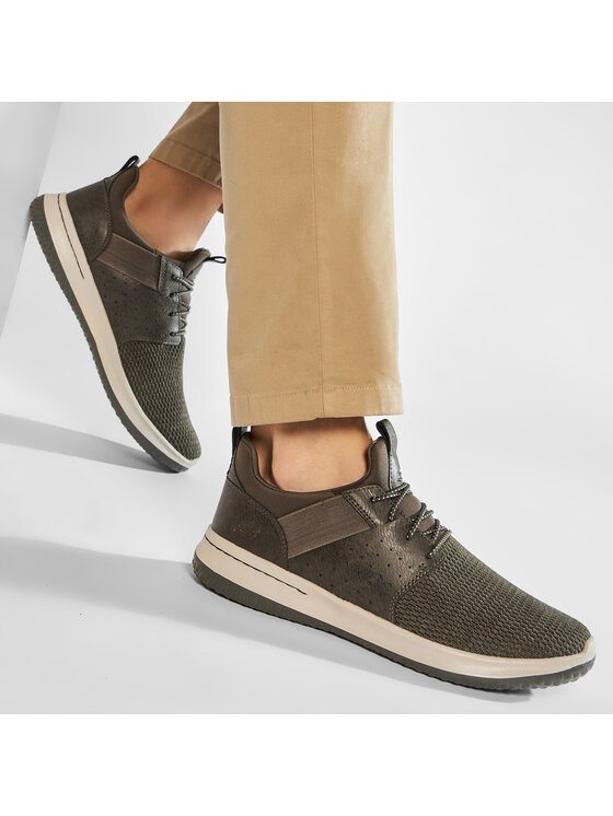Skechers Skechers Sneakersy Camben 65474/OLV Zielony