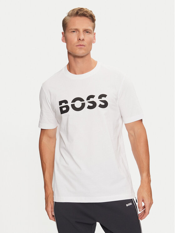 Boss T-shirt 50525208 Bijela Regular Fit