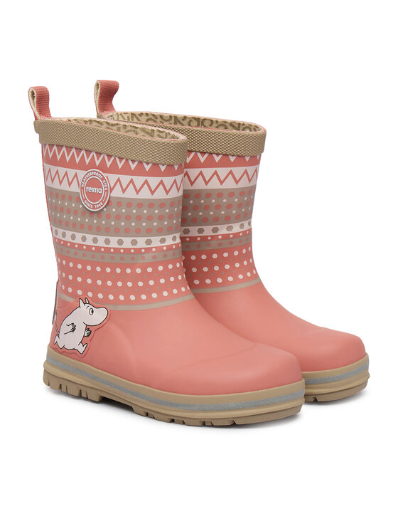 Reima Reima Гумени ботуши Moomin Magisk Rain Boots 5400001B Розов