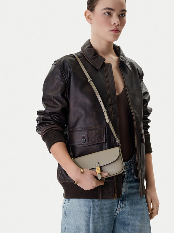 PINKO PINKO Handtasche Saddle Flat AI 25-26 PCPL 105349 A1ZX Grau