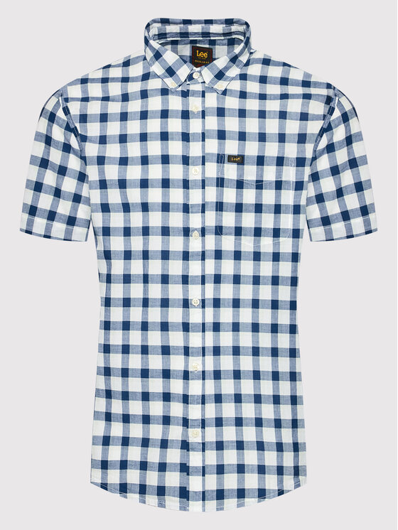 Lee Lee Camicia L886OFLR 112145648 Blu scuro Regular Fit