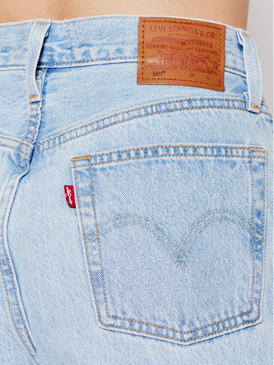Levi's® Levi's® Jeansy 501® Crop 36200-0124 Světle modrá Cropped Fit