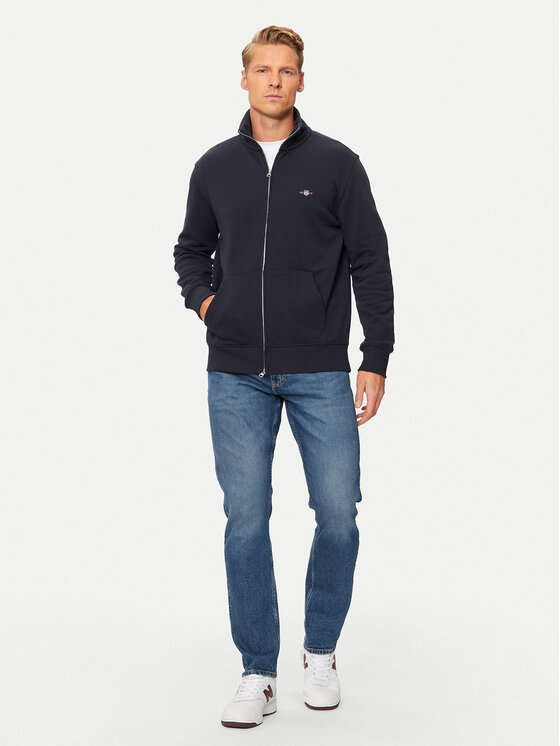 Gant Gant Pulóver Shield 2008006 Sötétkék Regular Fit