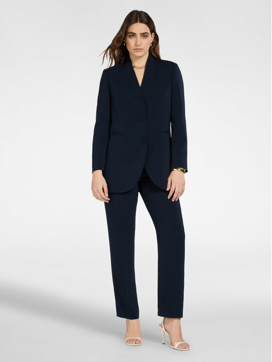 Elena Mirò Elena Mirò Pantaloni di tessuto P019P000468N034 Blu Regular Fit