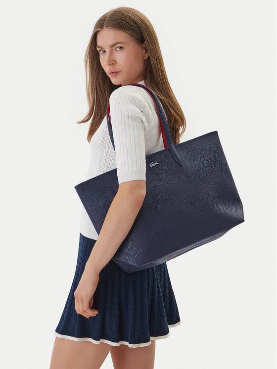 Lacoste Lacoste Kabelka Anna NF4823AA Tmavomodrá